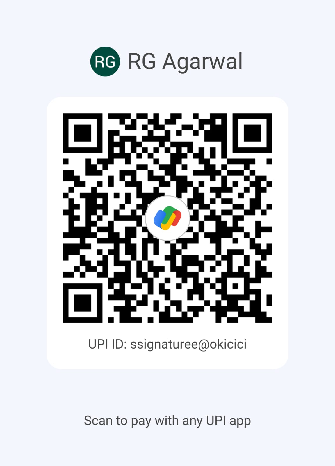 Signature Spaces UPI QR Code